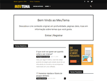Tablet Screenshot of meutema.com.br